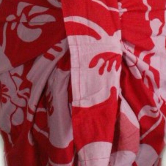 Old Navy Red Tropical Print Sarong with BAG - NEW - Picture 5 of 5